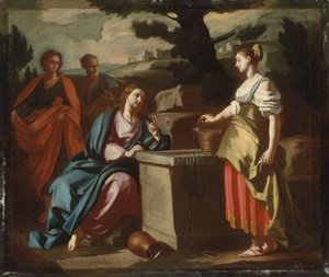 Le Christ et la femme samaritaine au puits