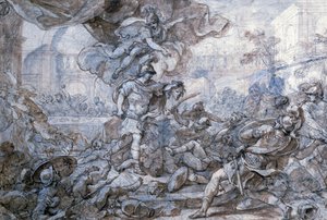 Persée tenant la tête de Méduse - Francesco Solimena