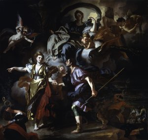 La chasse royale de Didon et Énée - Francesco Solimena