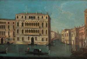 Francesco Tironi Grand Canal et Palais Foscari