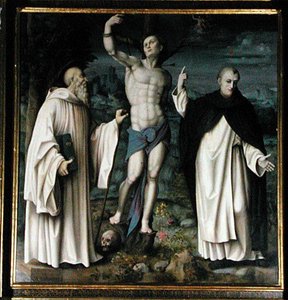 Saints Benoît, Dominique et Sébastien