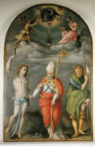 Annonciation avec Saints - Francesco Ubertini Verdi Bachiacca
