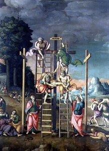 La Déposition du Christ, c.1518 - Francesco Ubertini Verdi Bachiacca