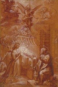Die Geburt Christi - Francesco Vanni