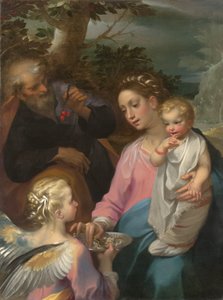 Le Repos pendant la Fuite en Égypte, c.1569 - Francesco Vanni