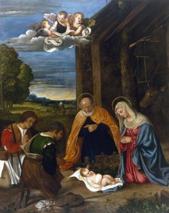La Nativité avec les bergers