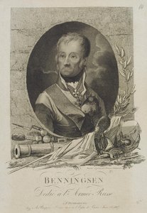 Portrait du comte Levin Leonty August Theophil von Bennigsen 1745-1826, 1807 - Francesco Vendramini