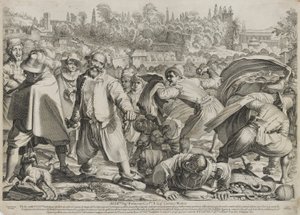 Il Bruttobuono (La bagarre de rue) - Francesco Villamena