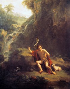 Paysage avec Saint Jean-Baptiste - Francesco Zuccarelli
