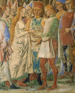Italie, Ferrare, Palazzo Schifanoia, La Salle du Mois, Le mois de juin par Francesco del Cossa - Francesco del Cossa