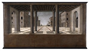 Allemand : Idealstadt Architectural Veduta - Francesco di Giorgio