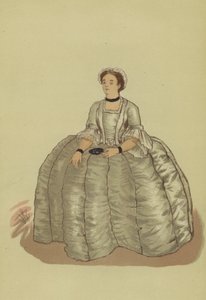 Costume féminin du règne de George II
