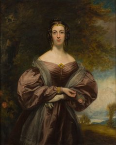 Portrait de Jessie Duff tenant une rose