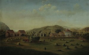 Ferme Leete, West Claremont, New Hampshire, vers 1822