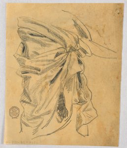 Étude de draperie - Francis Augustus Lathrop