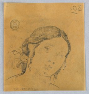 Esquisse de tête de femme