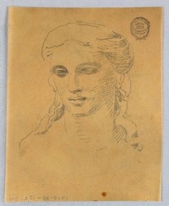 Esquisse de tête de femme