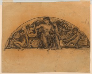 Étude pour "Apollon," Metropolitan Opera, New York, NY - Francis Augustus Lathrop