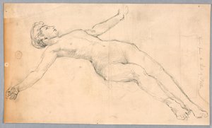 Étude pour "Diane et ses suivantes parmi les constellations"