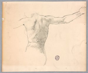 Étude pour "Diane et ses suivantes parmi les constellations" - Francis Augustus Lathrop
