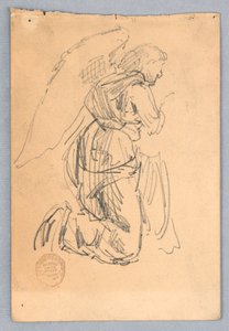 Étude pour un ange en adoration