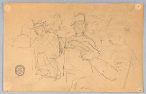 Passagers de train - Francis Augustus Lathrop