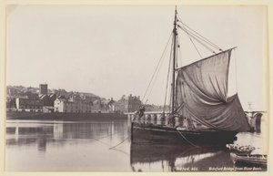 Pont de Bideford depuis la rive, 1860-94