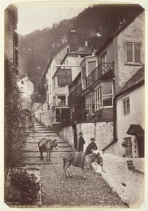 Clovelly, le New Inn et la rue