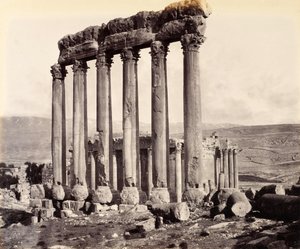 Ruines du temple du Soleil et du temple de Jupiter, Baalbek