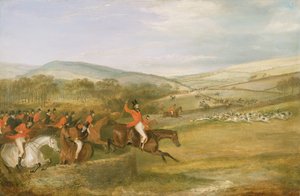 La chasse de Berkeley, pleine course, 1842