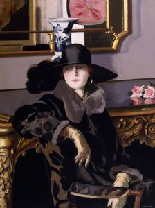 Dame en noir