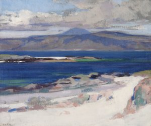 Ben More depuis Iona - Francis Campbell Boileau Cadell