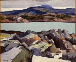 Ben More, depuis Port Beag na Sligeanach - Francis Campbell Boileau Cadell