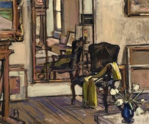 Intérieur, Regent Terrace, Édimbourg, 1932-33 - Francis Campbell Boileau Cadell