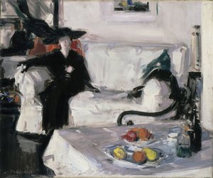 Intérieur avec figure