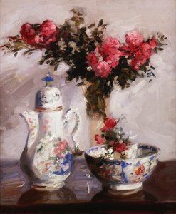 La cafetière Famille Rose