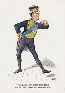 Le Comte de Beaconsfield, Rt Hon Joseph Chamberlain - Francis Carruthers Gould