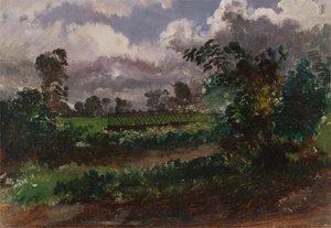 Vue du jardin de l