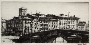 Ponte di Mezzo, Pise - Francis Dodd