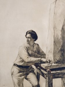Portrait de Jacob Epstein (1880-1959) 1909