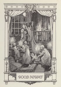 Un autre livre de vers pour les enfants : Bonne nuit (litho) - Francis Donkin Bedford