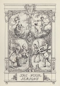 Un autre livre de vers pour les enfants : Les quatre saisons (litho) - Francis Donkin Bedford