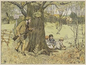Game-Keeper (lithographie couleur) - Francis Donkin Bedford