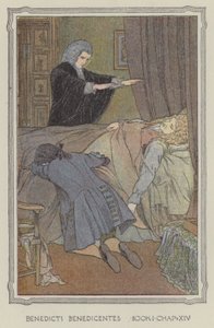Illustration pour The History of Henry Esmond (lithographie couleur) - Francis Donkin Bedford