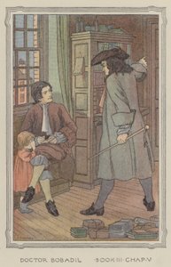 Illustration pour The History of Henry Esmond (lithographie couleur)