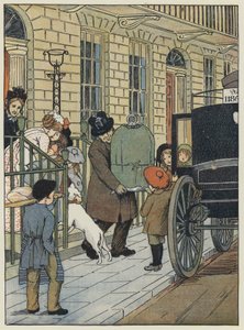 Londres : Homeward Bound ! (lithographie couleur) - Francis Donkin Bedford