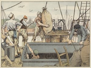 Débardeur (lithographie couleur)