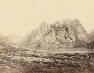 Mont Horeb, Sinaï - Francis Frith