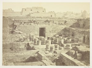 Nouvelle excavation à Medinet-Haboo - Francis Frith