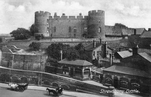Château de Shrewsbury, Shrewsbury, Shropshire, vers 1900-1920